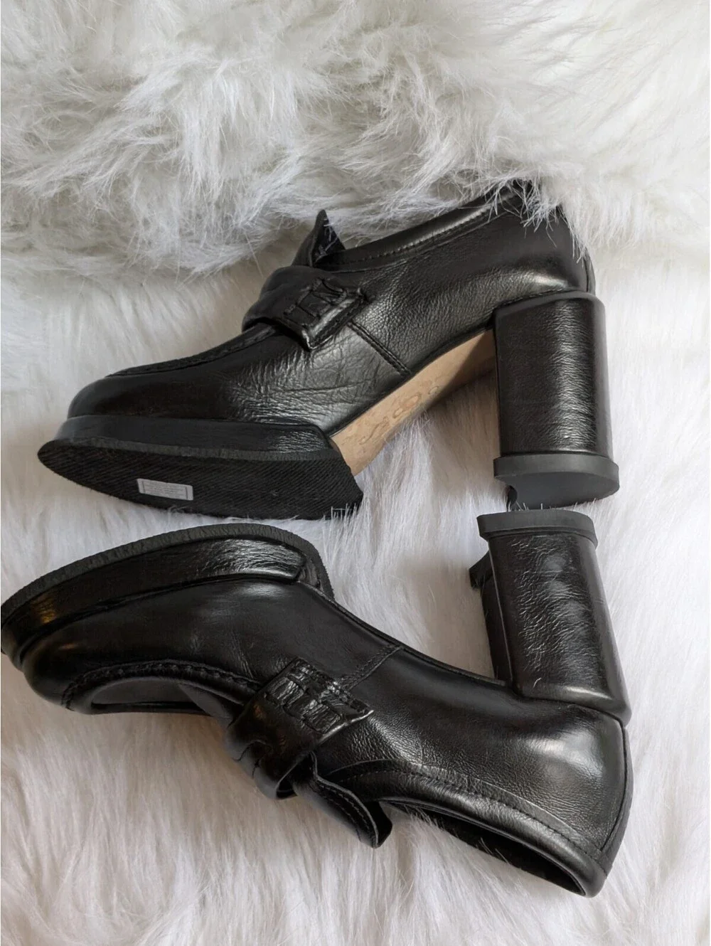 A.s.98 Leight platform Loafers 9/40 pre owned